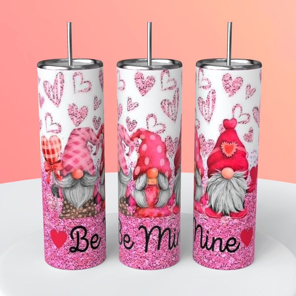 Be mine gnomes 20 oz tumbler